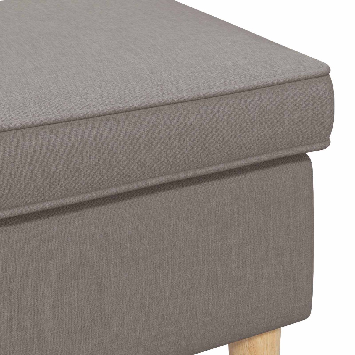 vidaXL Πολυθρόνα Ποδιών Taupe 55 x 35 x 41 εκ