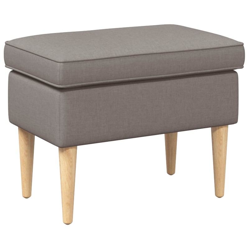 vidaXL Πολυθρόνα Ποδιών Taupe 55 x 35 x 41 εκ