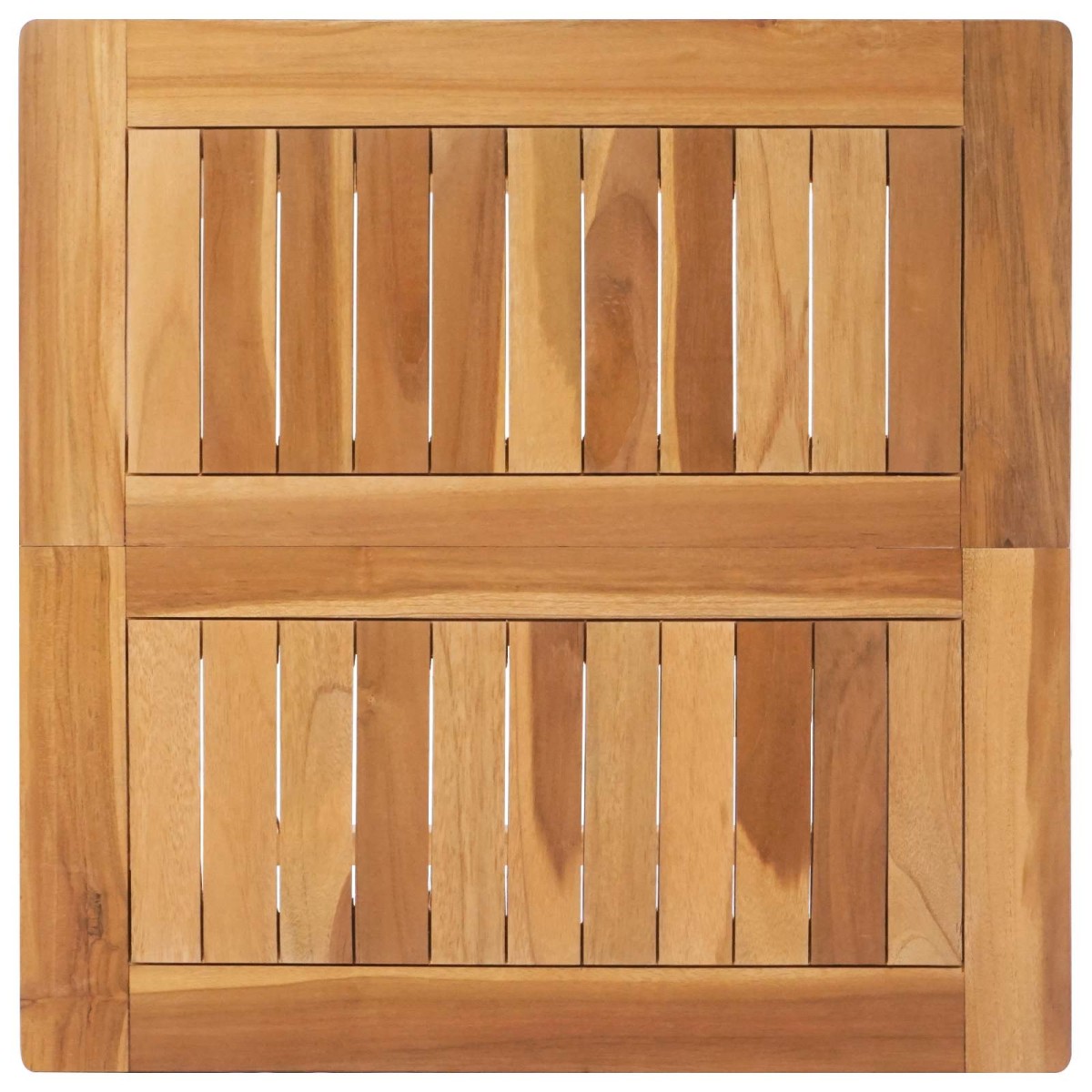 vidaXL Τραπέζι μπαρ Φυσικό 60 x 60 x 105 cm Στερεό Τίκ