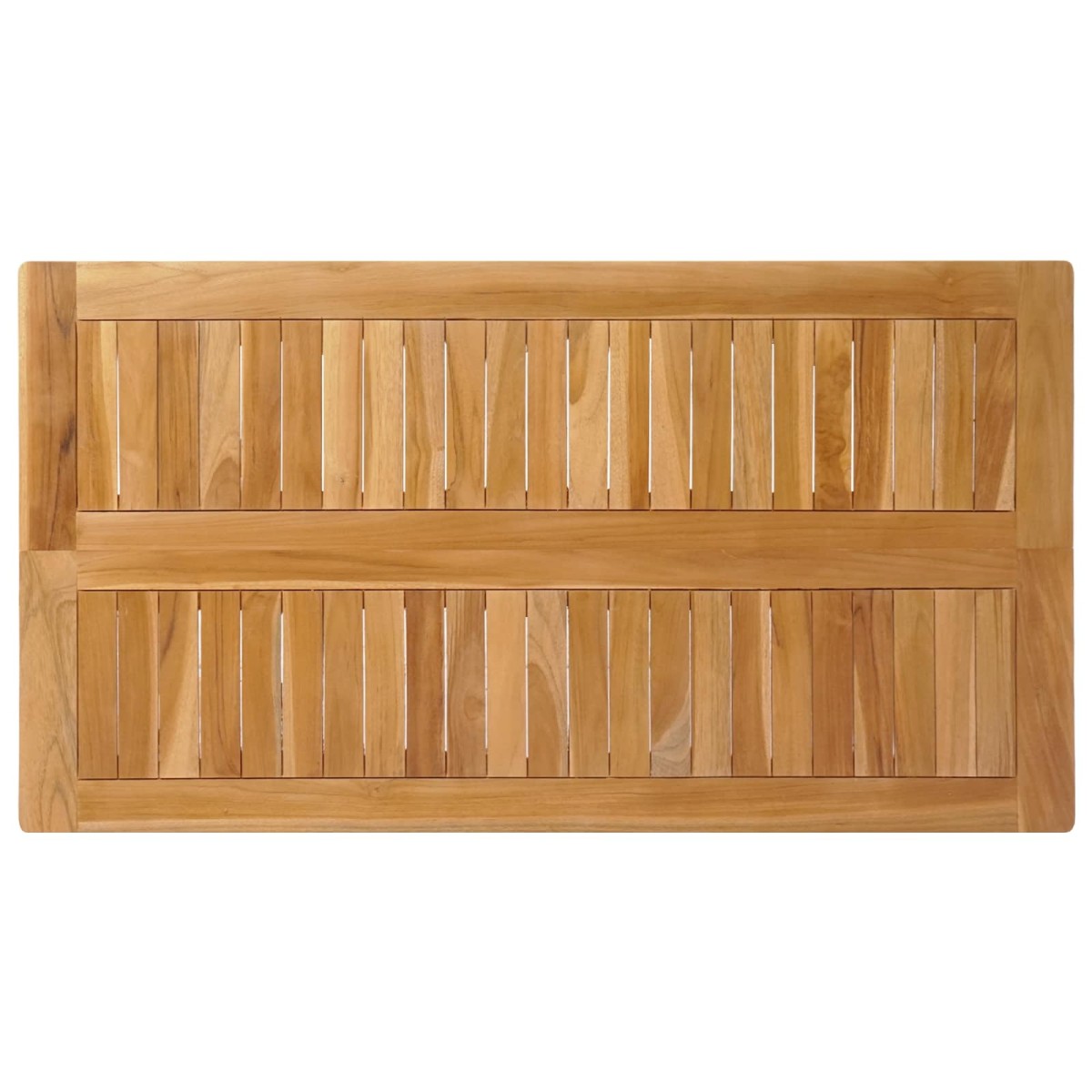 vidaXL Τραπέζι μπαρ Φυσικό 110 x 60 x 105 cm Στερεό Τίκ
