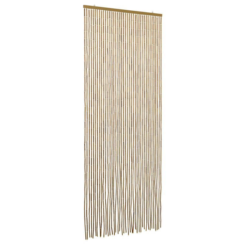 vidaXL Κουρτίνα Πόρτας για Έντομα πολύχρωμο 90 x 200 cm Μπαμπού