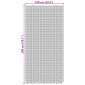 vidaXL Κουρτίνα Πόρτας για Έντομα πολύχρωμο 100 x 200 cm Μπαμπού