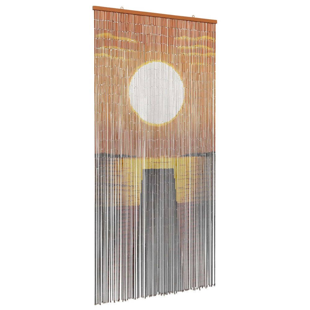 vidaXL Κουρτίνα Πόρτας για Έντομα πολύχρωμο 200 x 100 cm Μπαμπού