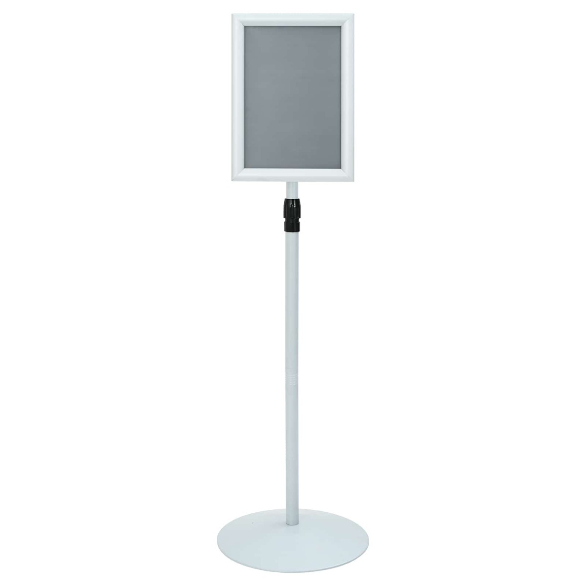 vidaXL Πόδι αφίσας Ασημί 33 x 33 x 123 εκ PVC και Ατσάλι