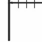 vidaXL Φράχτης με Σπίθες ASTEN 200 x 130 εκ Μαύρο