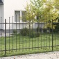 vidaXL Φράχτης με Σπίθες ASTEN 200 x 166 εκ Μαύρο