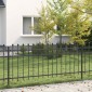 vidaXL Δαχτυλίδι φράχτη TILBURG 200 x 130 εκ Μαύρο