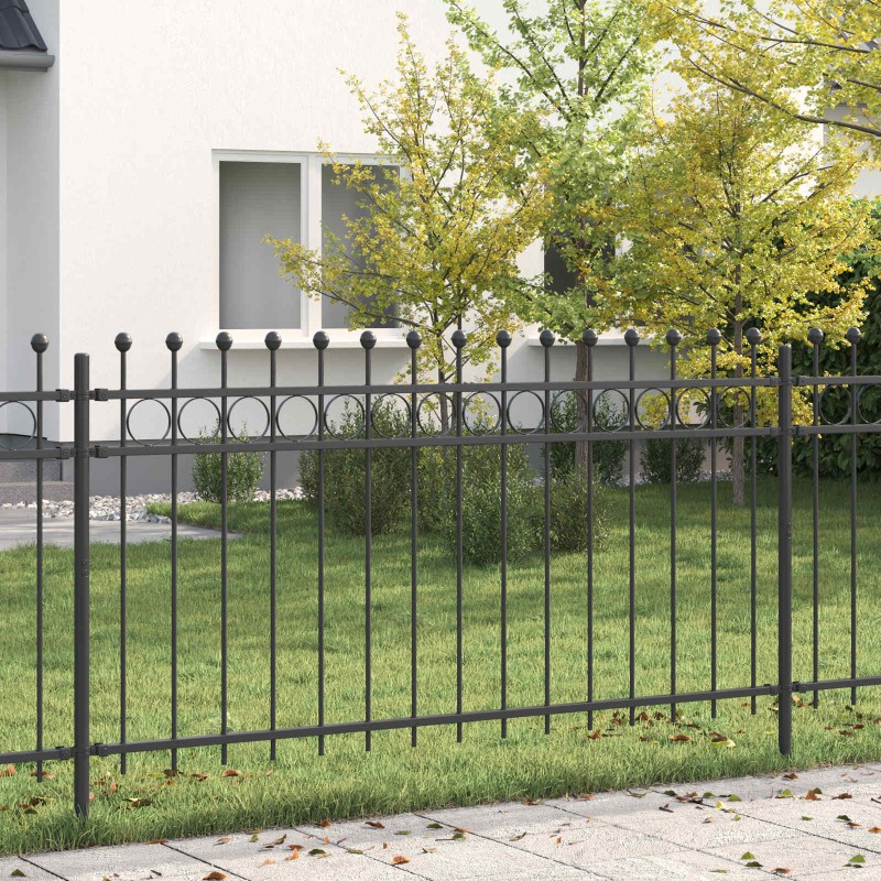 vidaXL Δαχτυλίδι φράχτη TILBURG 200 x 150 cm Μαύρο