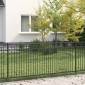 vidaXL Φράχτης με Άκρες BAARLO 200 x 130 εκ Μαύρο