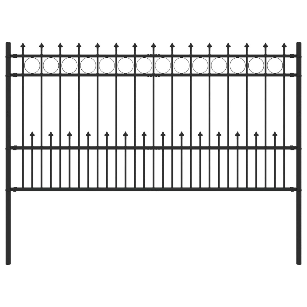 vidaXL Φράχτης Σπάικ Ρινγκ HORST 200 x 150 cm Μαύρο