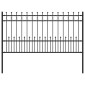 vidaXL Φράχτης Σπάικ Ρινγκ HORST 200 x 150 cm Μαύρο