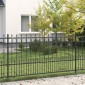 vidaXL Φράχτης Σπάικ Ρινγκ HORST 200 x 150 cm Μαύρο
