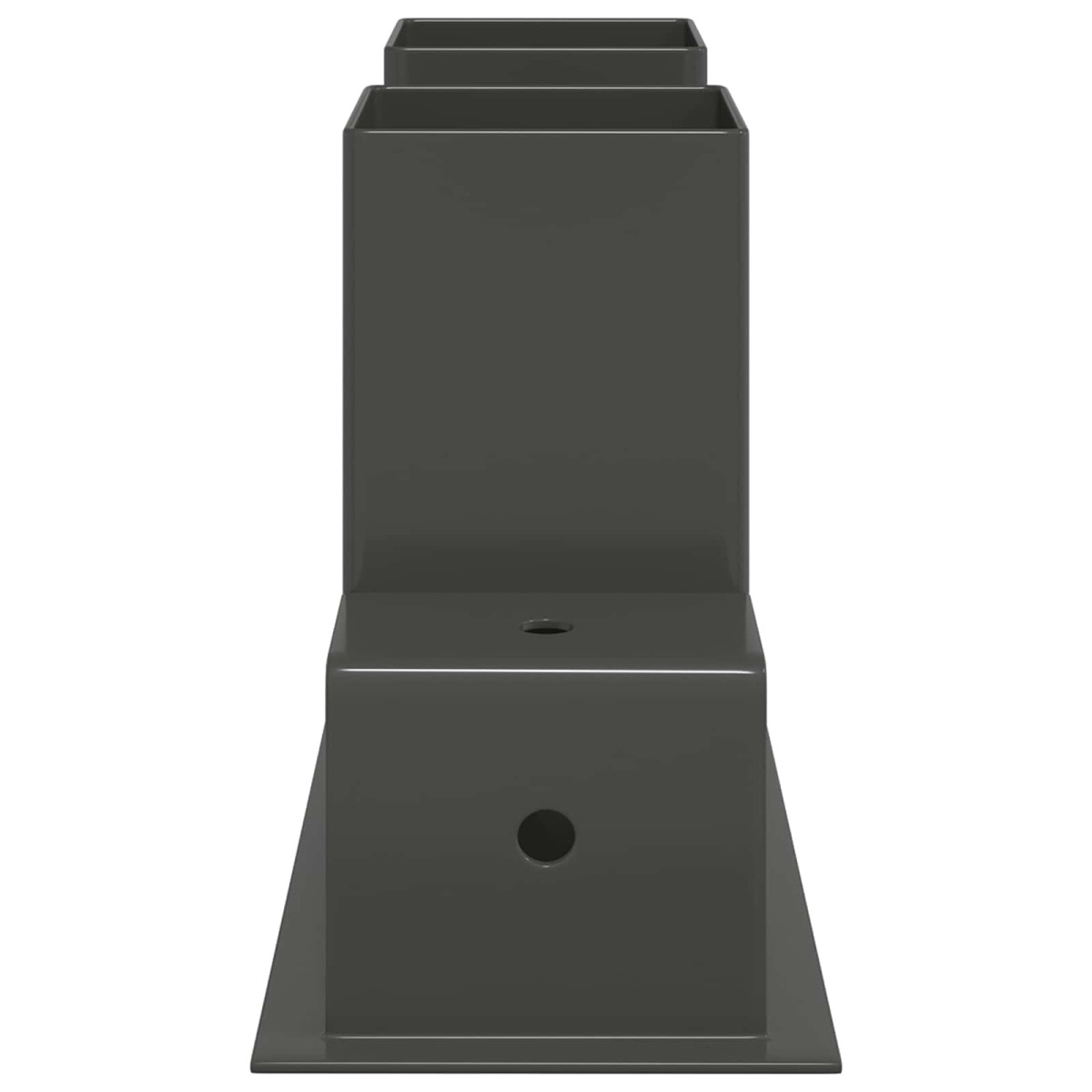 vidaXL Βοήθεια Στοίβας Ξύλου 4 τεμ. Ανθρακί 34 x 10 x 15 εκ Ατσάλι