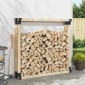 vidaXL Βοήθεια Στοίβας Ξύλου 4 τεμ. Ανθρακί 34 x 10 x 15 εκ Ατσάλι