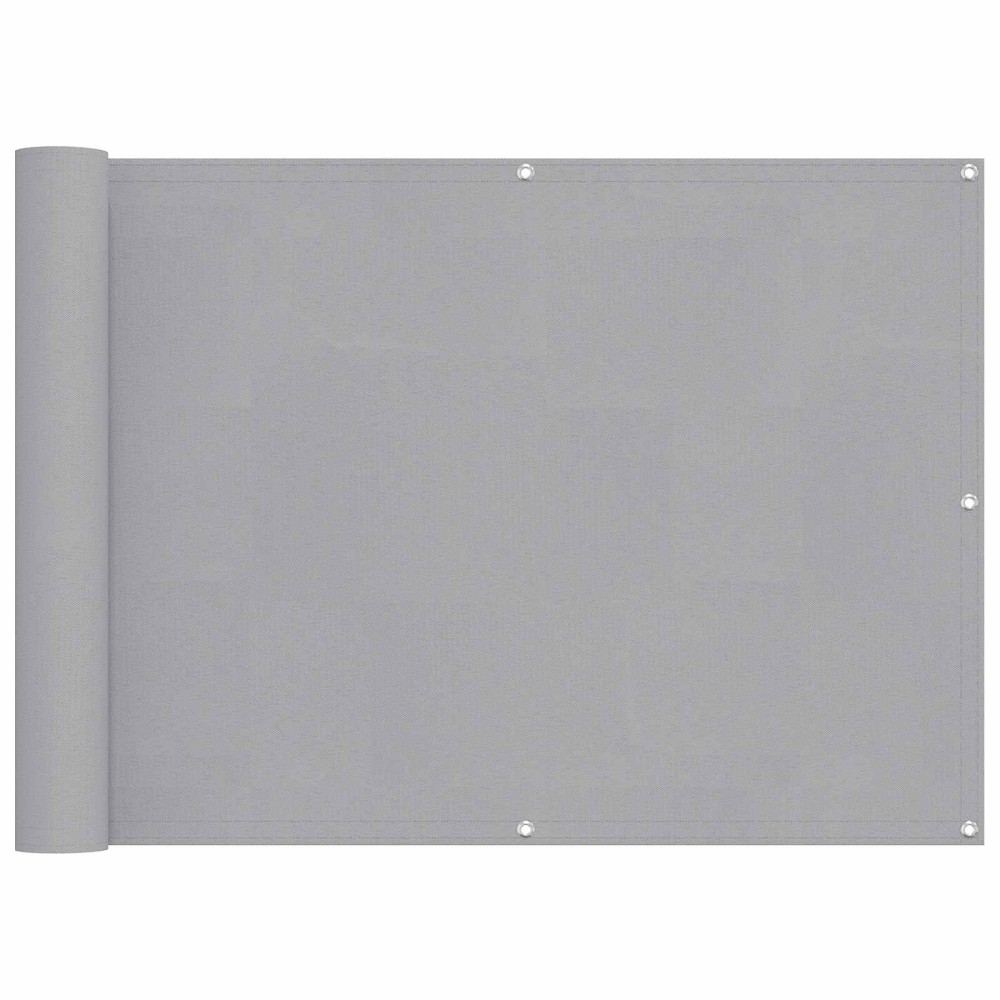 vidaXL Οθόνη Μπαλκονιού Ανοιχτό γκρι 75 x 200 cm