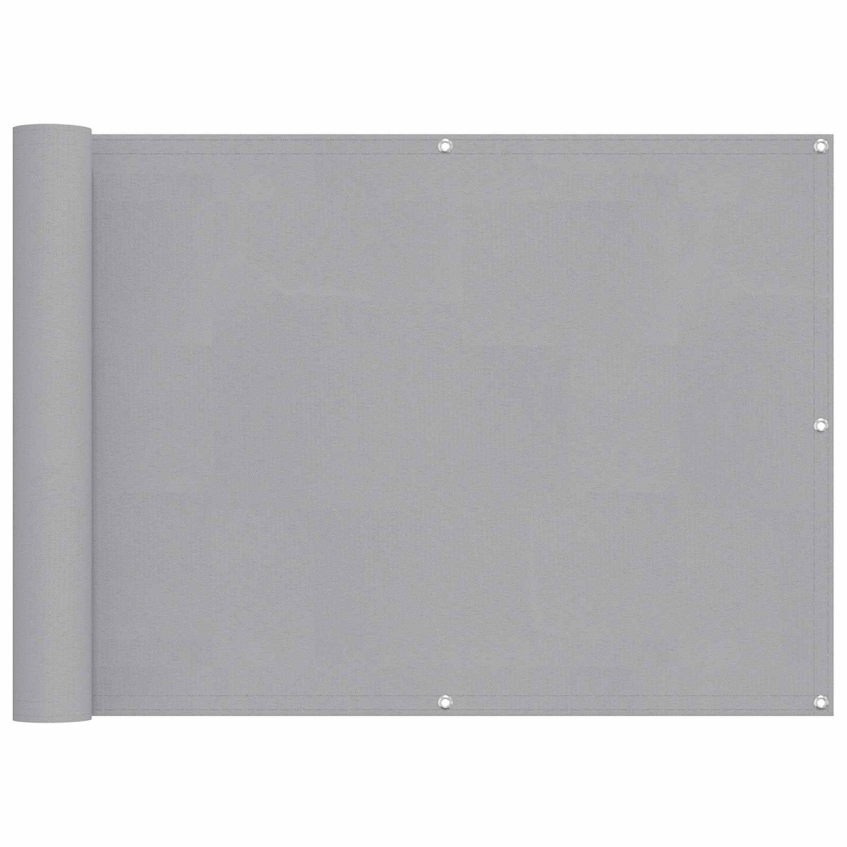 vidaXL Οθόνη Μπαλκονιού Ανοιχτό γκρι 75 x 200 cm