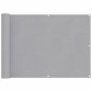 vidaXL Οθόνη Μπαλκονιού Ανοιχτό γκρι 75 x 200 cm