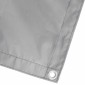 vidaXL Οθόνη Μπαλκονιού Ανοιχτό γκρι 75 x 200 cm