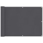 vidaXL Οθόνη Μπαλκονιού Ανθρακί 75 x 200 cm