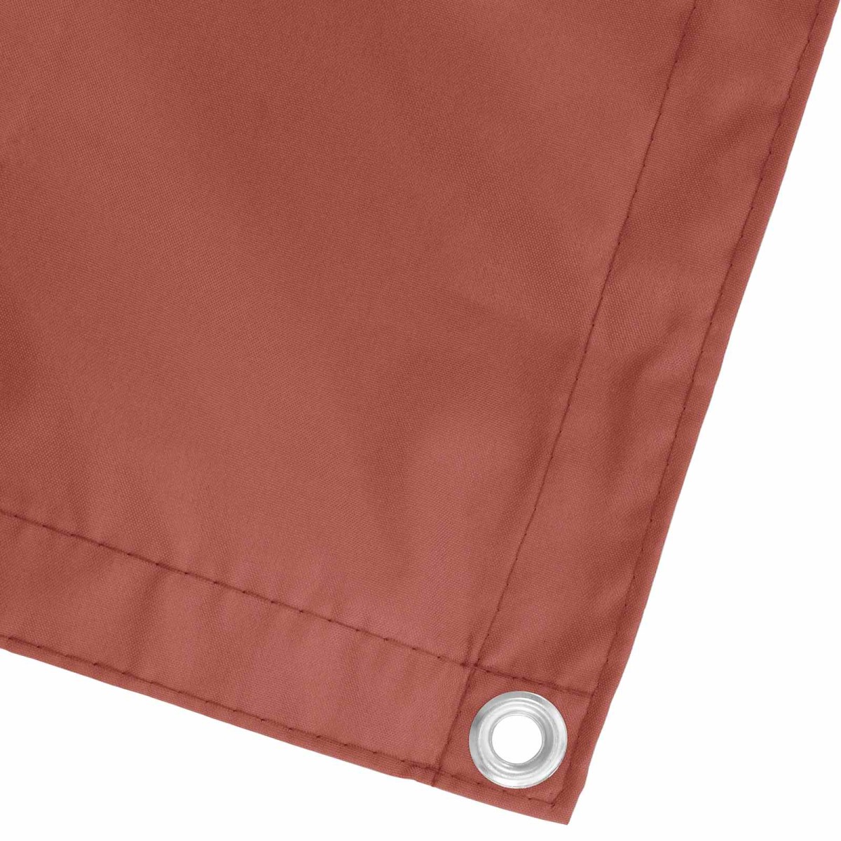 vidaXL Οθόνη Μπαλκονιού Τερακότα 110 x 1000 εκ Ύφασμα Όξφορντ