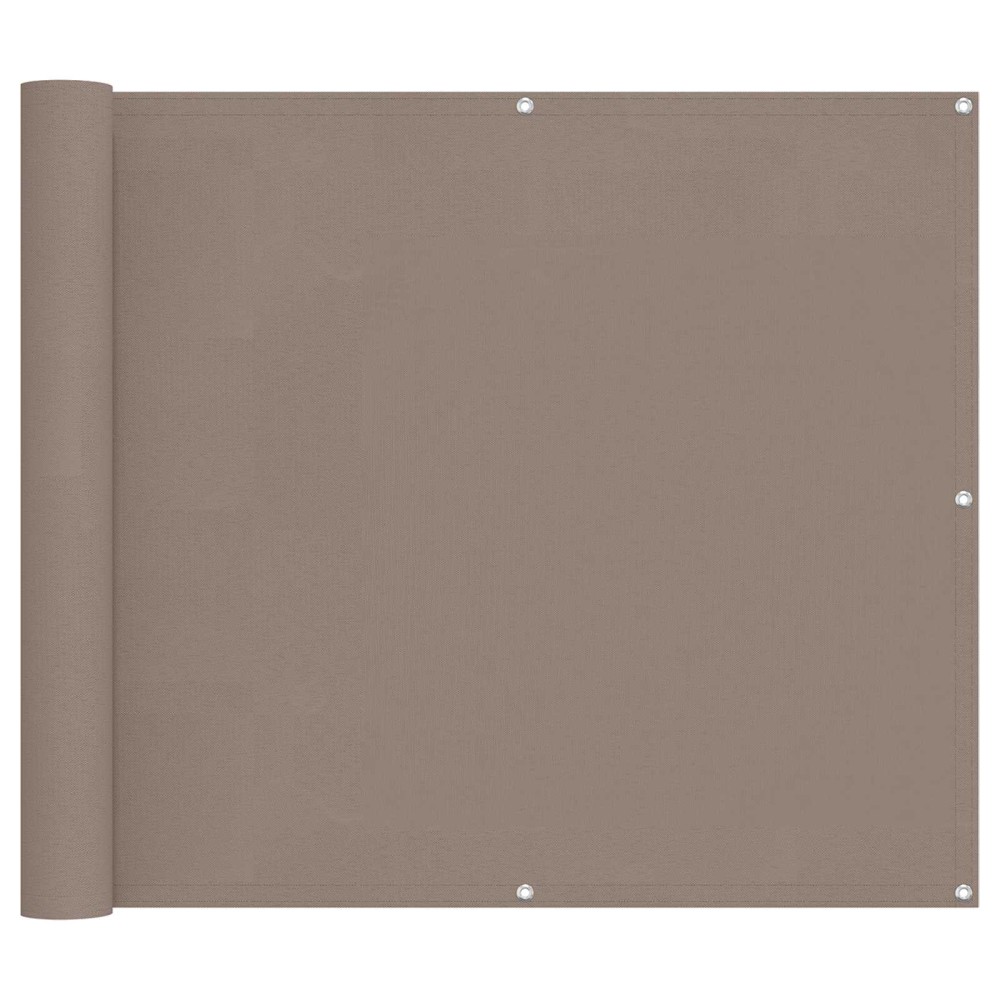 vidaXL Οθόνη Μπαλκονιού Taupe 100 x 300 cm Ύφασμα Όξφορντ