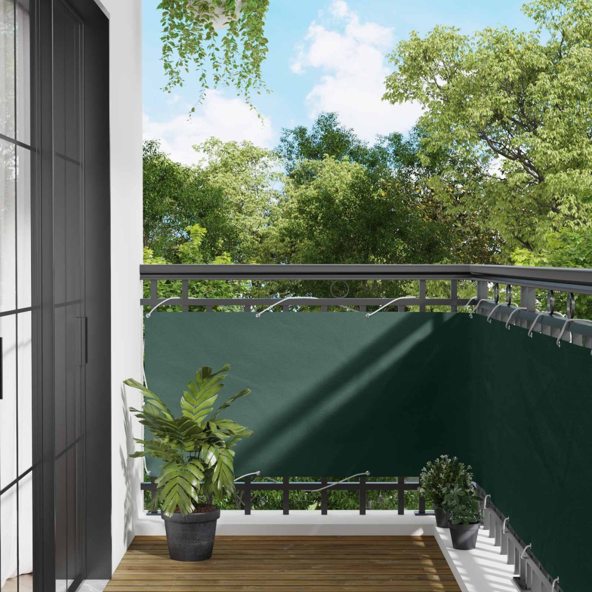 vidaXL Οθόνη Μπαλκονιού 75 x 200 cm