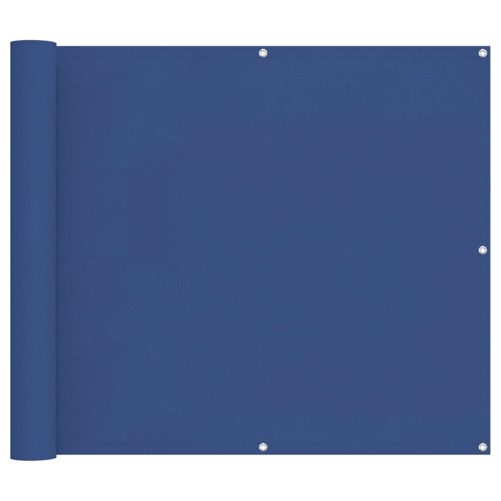vidaXL Οθόνη Μπαλκονιού Μπλε 100 x 300 cm Ύφασμα Όξφορντ