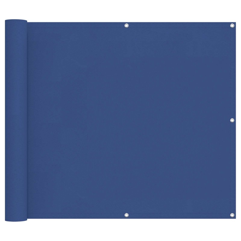 vidaXL Οθόνη Μπαλκονιού Μπλε 100 x 1000 cm Ύφασμα Όξφορντ