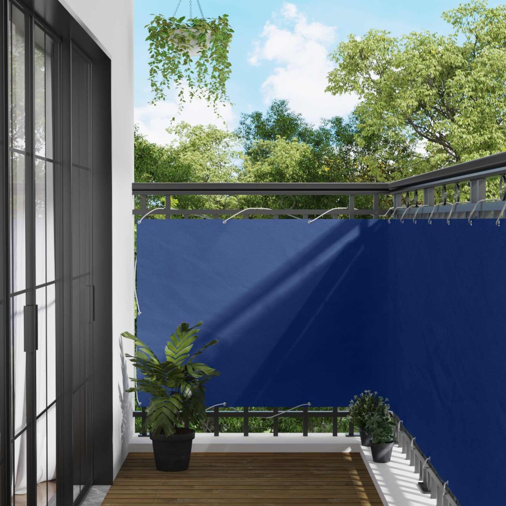 vidaXL Οθόνη Μπαλκονιού Μπλε 110 x 600 εκ Ύφασμα Όξφορντ