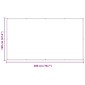 vidaXL Οθόνη Μπαλκονιού Κίτρινο 120 x 200 cm Ύφασμα Όξφορντ