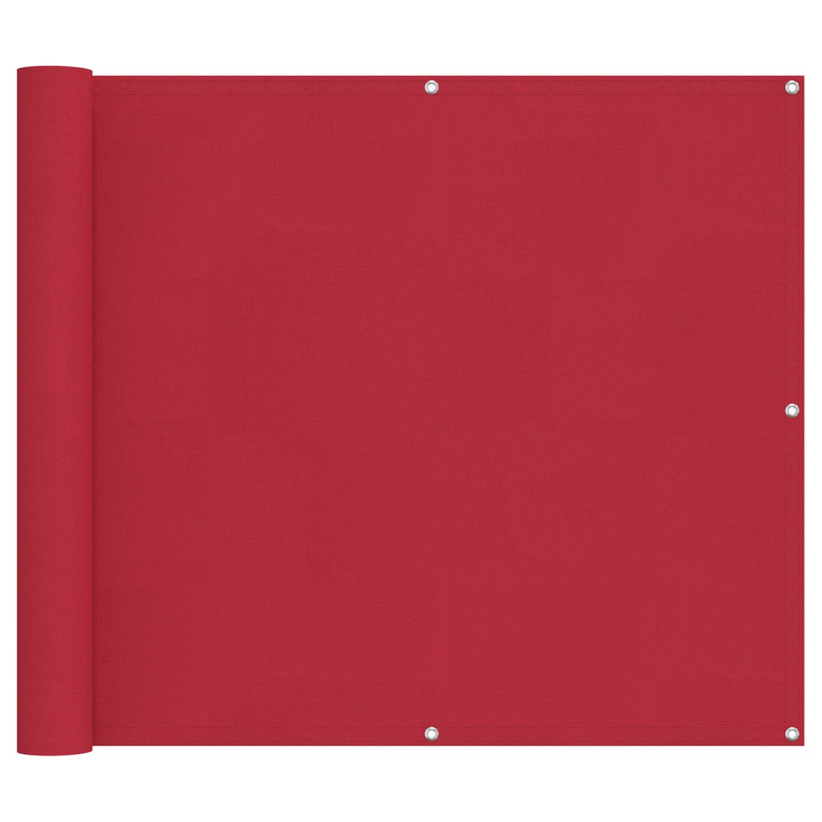 vidaXL Οθόνη Μπαλκονιού Κόκκινο 100 x 1000 cm Ύφασμα Όξφορντ