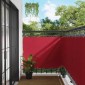 vidaXL Οθόνη Μπαλκονιού Κόκκινο 110 x 600 εκ Ύφασμα Όξφορντ