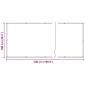 vidaXL Οθόνη Μπαλκονιού Πορτοκαλί 100 x 500 cm Ύφασμα Όξφορντ