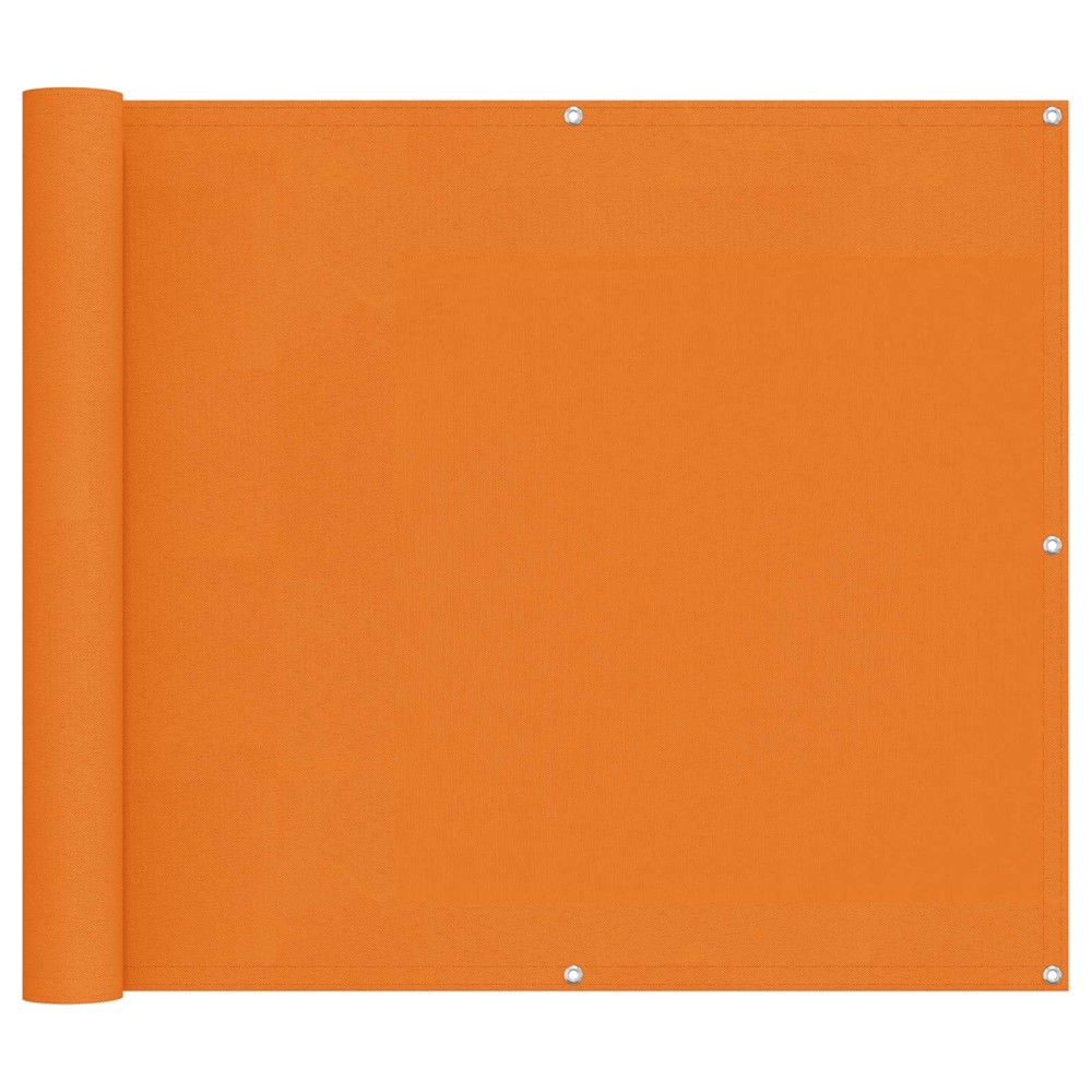 vidaXL Οθόνη Μπαλκονιού Πορτοκαλί 100 x 600 cm Ύφασμα Όξφορντ
