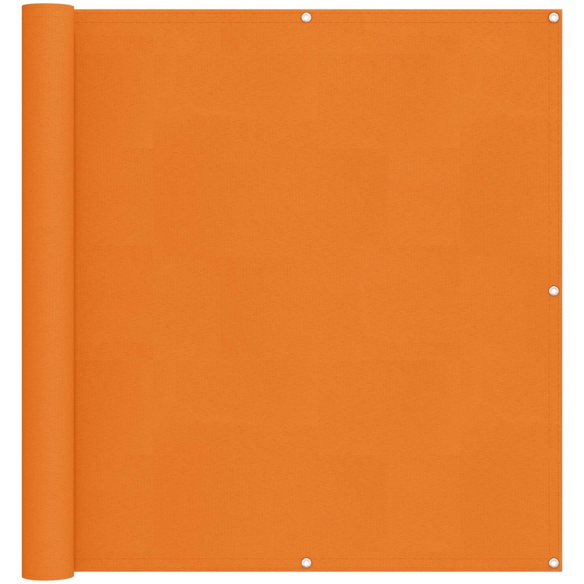 vidaXL Οθόνη Μπαλκονιού Πορτοκαλί 110 x 500 cm Ύφασμα Όξφορντ