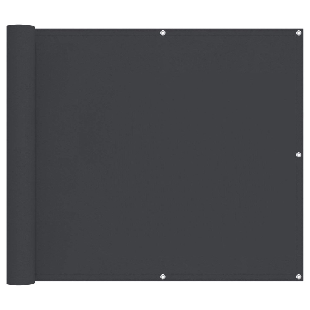 vidaXL Οθόνη Μπαλκονιού Μαύρο 90 x 200 cm