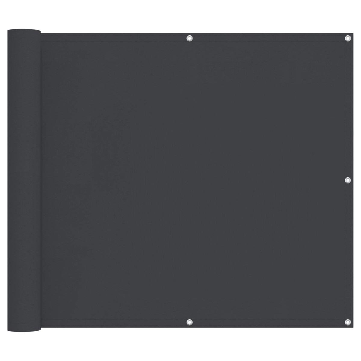 vidaXL Οθόνη Μπαλκονιού Μαύρο 90 x 200 cm