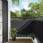 vidaXL Οθόνη Μπαλκονιού Μαύρο 90 x 200 cm