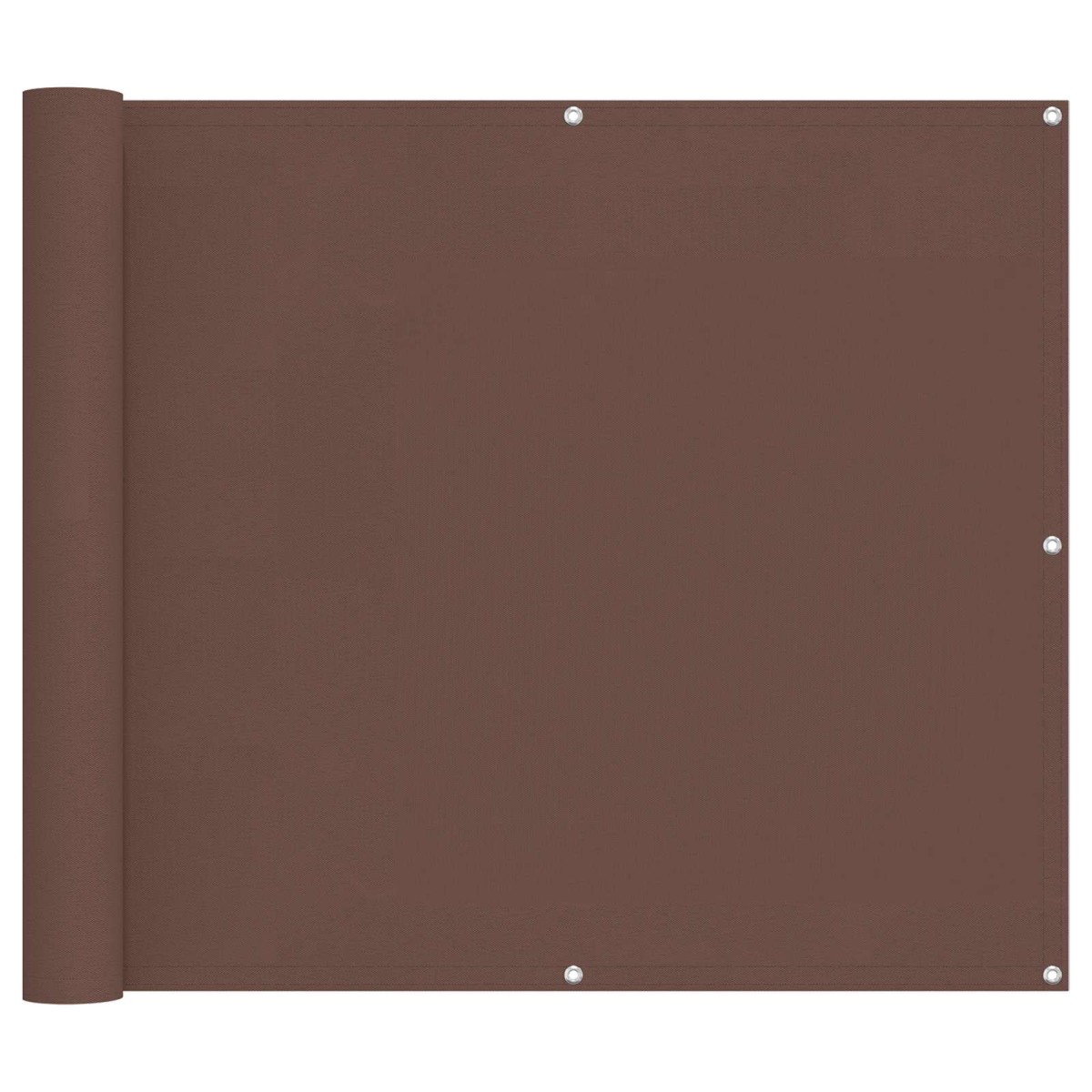 vidaXL Οθόνη Μπαλκονιού Καφέ 100 x 300 cm Ύφασμα Όξφορντ