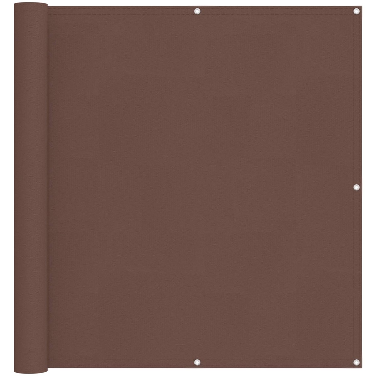 vidaXL Οθόνη Μπαλκονιού Καφέ 110 x 300 cm Ύφασμα Όξφορντ