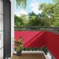 vidaXL Οθόνη Μπαλκονιού Μπορντό 75 x 600 cm