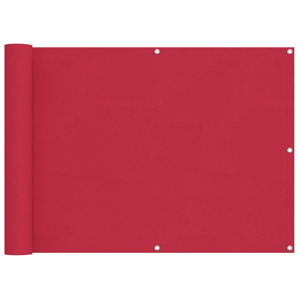 vidaXL Οθόνη Μπαλκονιού Μπορντό 75 x 800 cm