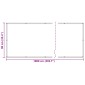 vidaXL Οθόνη Μπαλκονιού Μπορντό 90 x 1000 cm