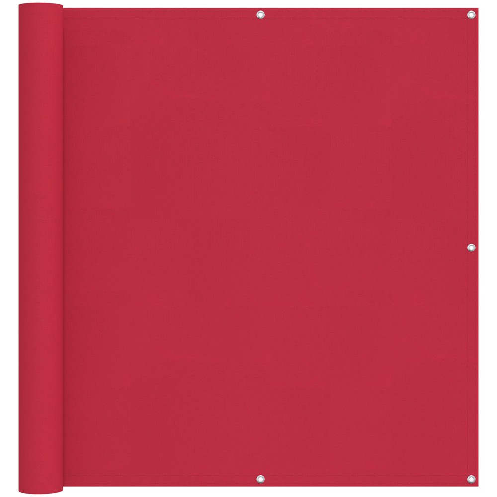 vidaXL Οθόνη Μπαλκονιού Μπορντό 110 x 300 cm Ύφασμα Όξφορντ