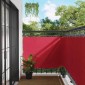 vidaXL Οθόνη Μπαλκονιού Μπορντό 110 x 500 cm Ύφασμα Όξφορντ