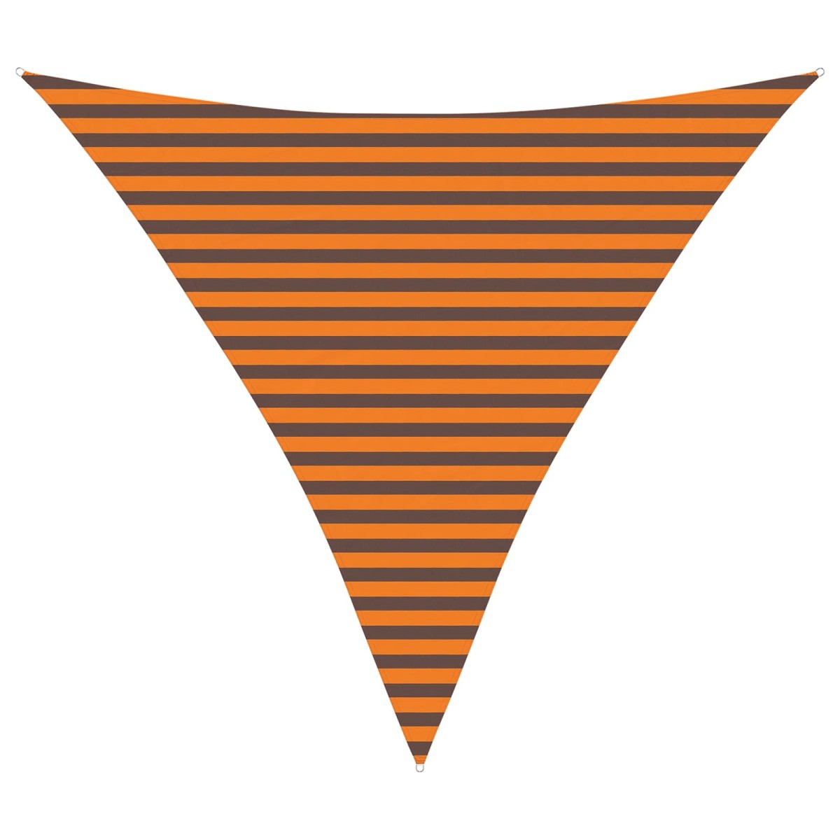 vidaXL Πανί σκιάς Πορτοκαλί και Καφέ 3,6 x 3,6 x 3,6 m