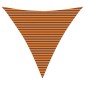 vidaXL Πανί σκιάς Πορτοκαλί και Καφέ 4,5 x 4,5 x 4,5 m