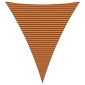 vidaXL Πανί σκιάς Πορτοκαλί και Καφέ 5 x 6 x 6 m