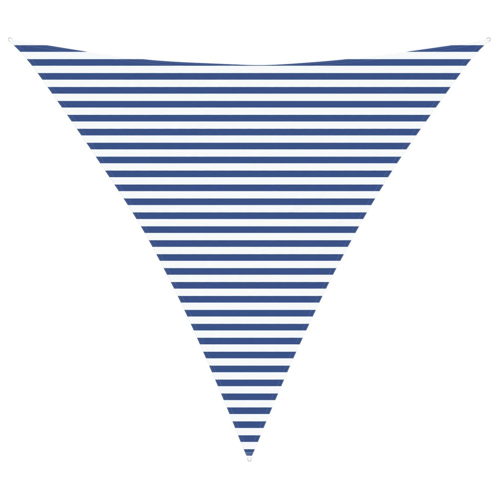 vidaXL Πανί σκιάς Μπλε και άσπρο 4,5 x 4,5 x 4,5 m