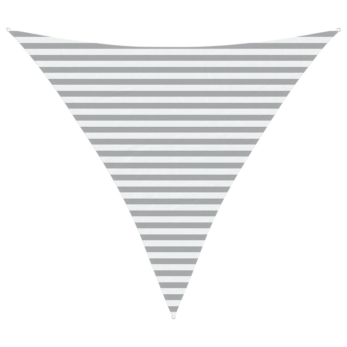 vidaXL Πανί σκιάς Ανοιχτό Γκρι και Λευκό 3,6 x 3,6 x 3,6 m